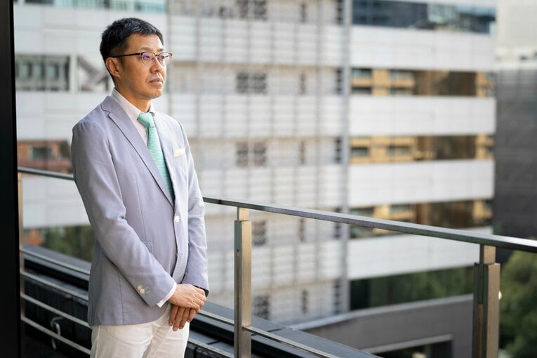 黎明期から将棋のネット配信の発展に尽力してきた野月浩貴八段　©Shiro Miyake