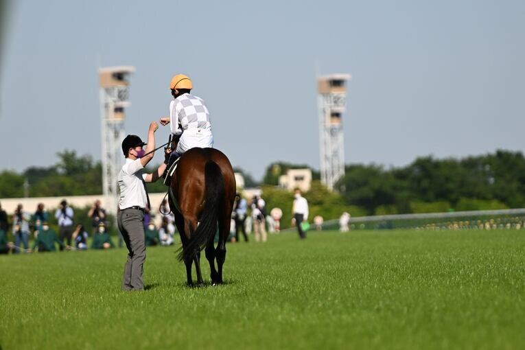 ドウデュースが制した2022年の日本ダービー　©Keiji Ishikawa