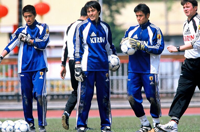 曽ヶ端準、楢崎正剛、川口能活（トルシエジャパン時代）©Sports Graphic Number