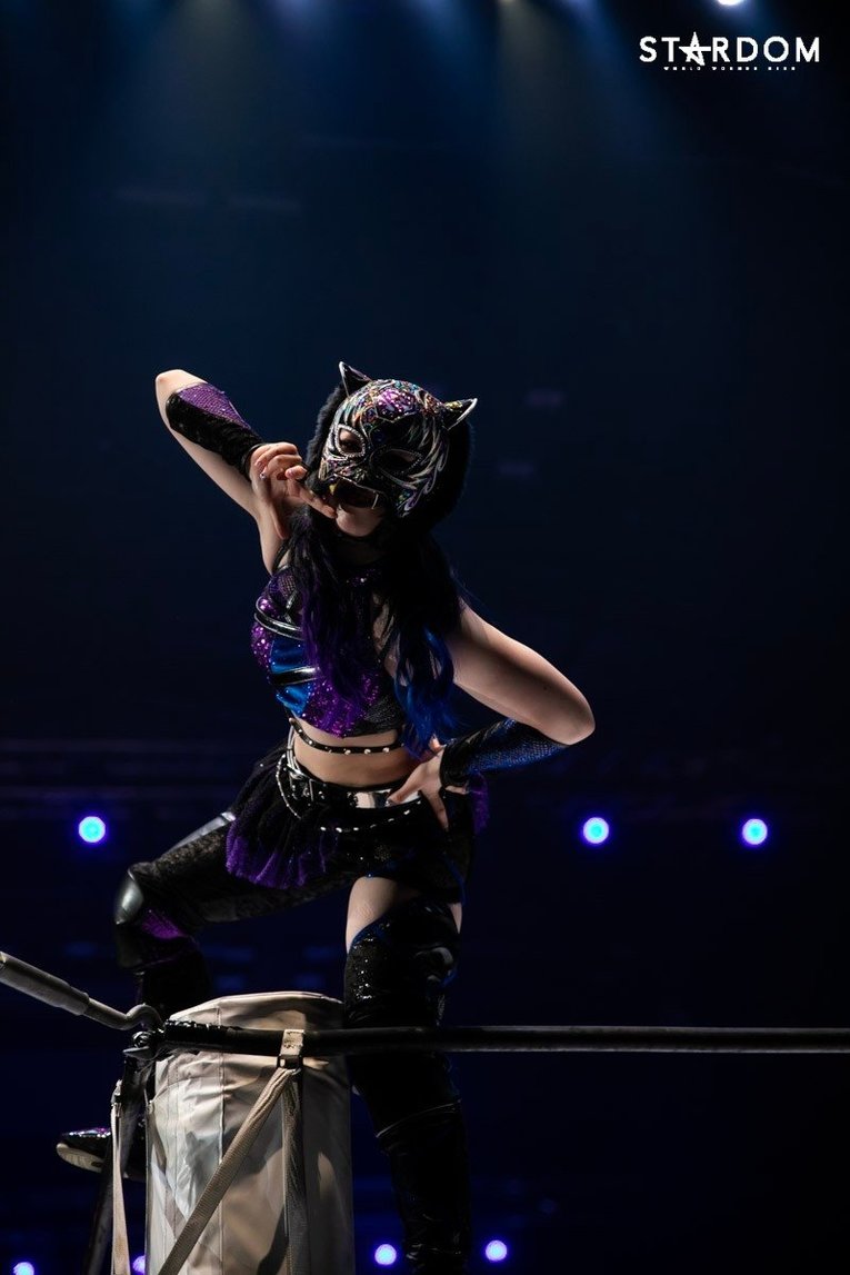 キッドは、「いつか麻優さんを超える」と誓う　©STARDOM