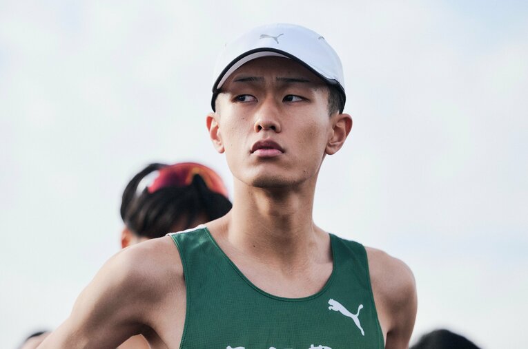 2年前の予選会では1年生ながら日本人トップだった前田だが、昨年は体調不良で走れず、チームは1秒差に泣いた ／ photograph by Yuki Suenaga
