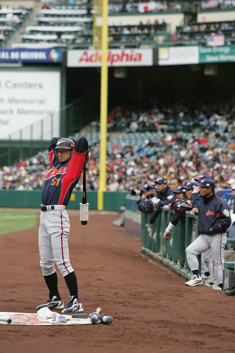 2006年WBC第2ラウンド、日本対アメリカ戦に出場したイチロー　©Naoya Sanuki