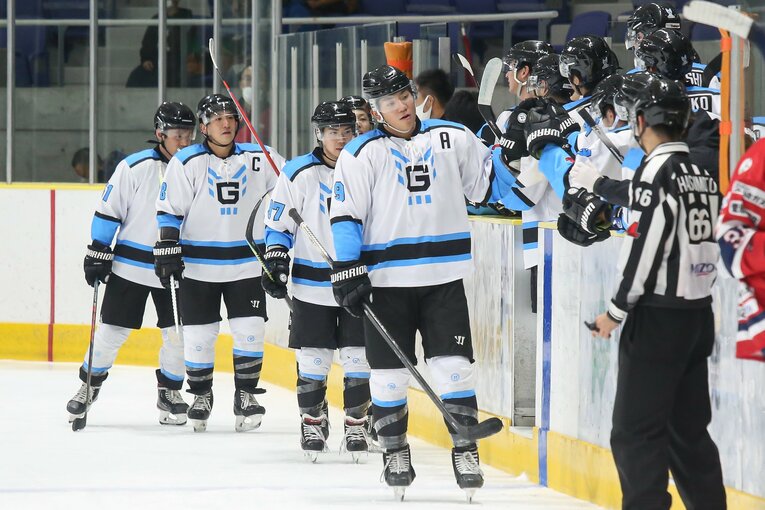 開幕戦は敗れたが、得点で貢献した平野。クレインズ戦では乱闘も　©︎Yokohama GIRTS