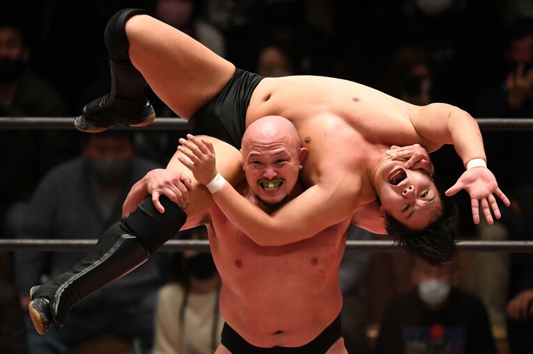 1月2日（夜）の大日本プロレス。野村卓矢vs岡林裕二