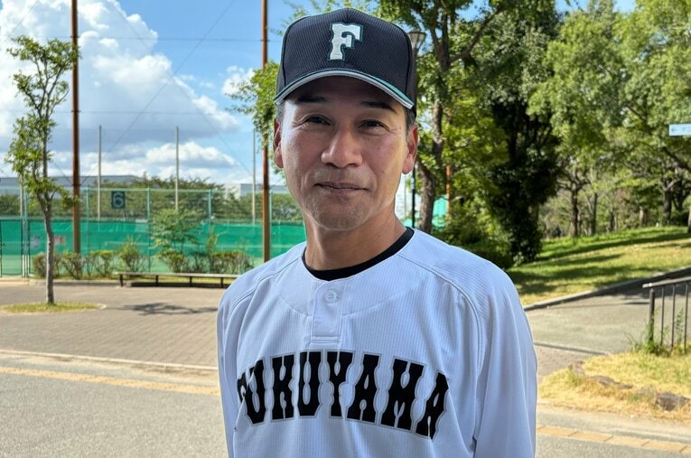 就任からわずか100日で甲子園に市立福山を導いた小田監督　©Genki Taguchi