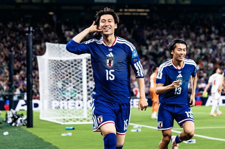 北中米W杯ではゴールも決め、日本代表チームの司令塔役として活躍した鎌田　©Kiichi Matsumoto / JMPA