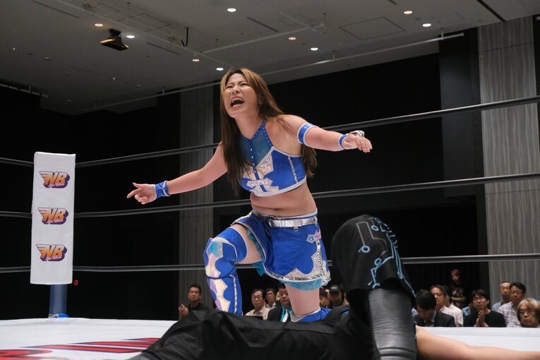 スターダムの大学生レスラー・妃南　©Norihiro Hashimoto