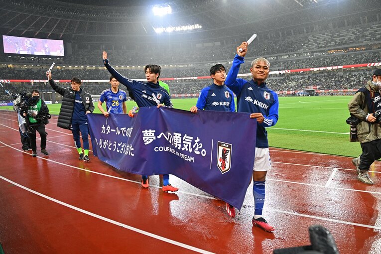 ウルグアイ戦にて ©Takuya Kaneko／JMPA