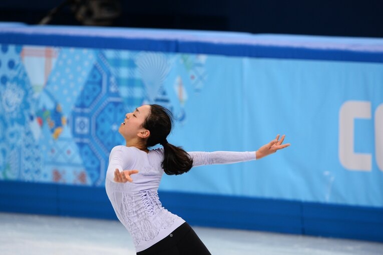 【五輪フィギュアの魔物】ソチ五輪での浅田真央（写真は右に続きます）　©Asami Enomoto/JMPA