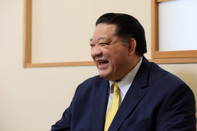 元大関・魁皇の浅香山親方　©Shigeki Yamamoto