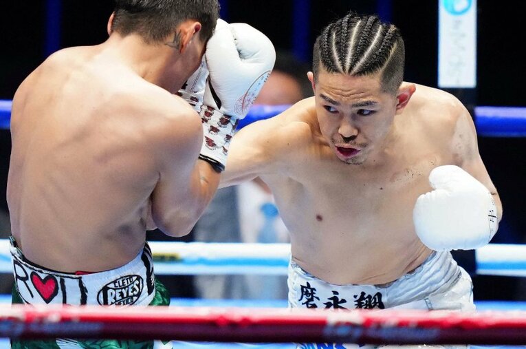 9月1日に開催されたWBO世界スーパー・フライ級王者の井岡一翔3度目の防衛戦 ／ photograph by KYODO