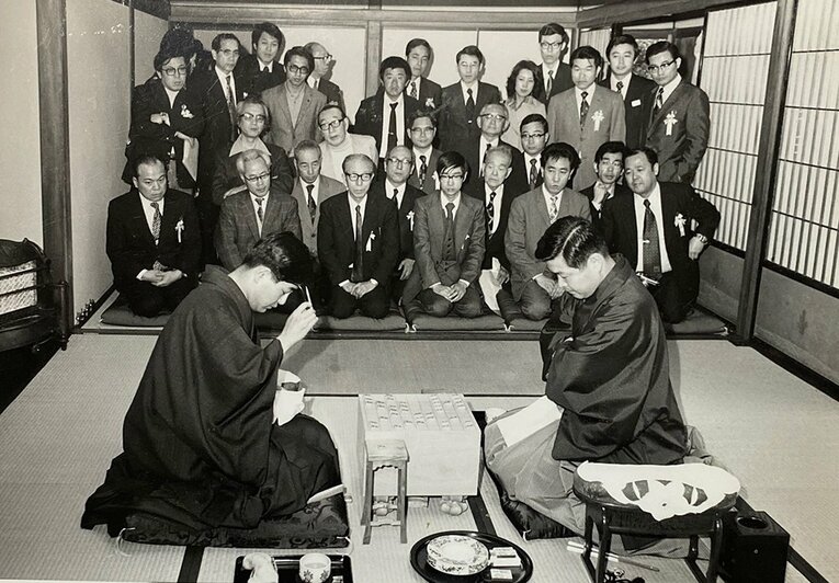 1975年の名人戦（中原名人ー大内八段）第1局　©Noboru Tamaru