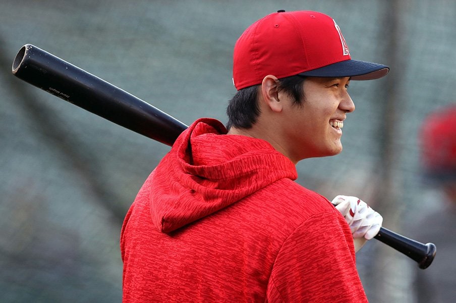 打者・大谷翔平の進化が急激な分、ブランクの発生がなんとも口惜しい。<Number Web> photograph by AFLO