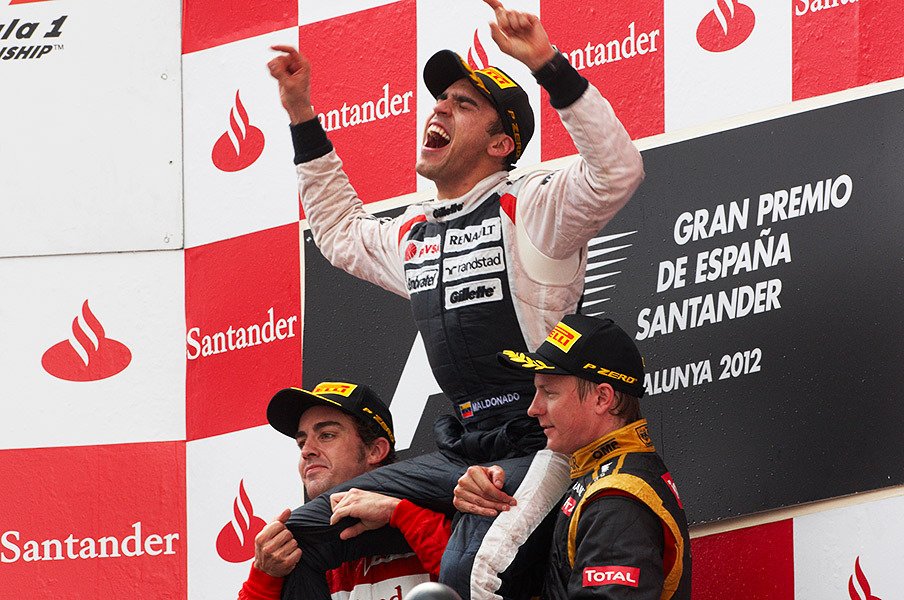 F1を去る「暴れん坊」マルドナド。過激なクラッシュすら魅力的だった。<Number Web> photograph by Getty Images