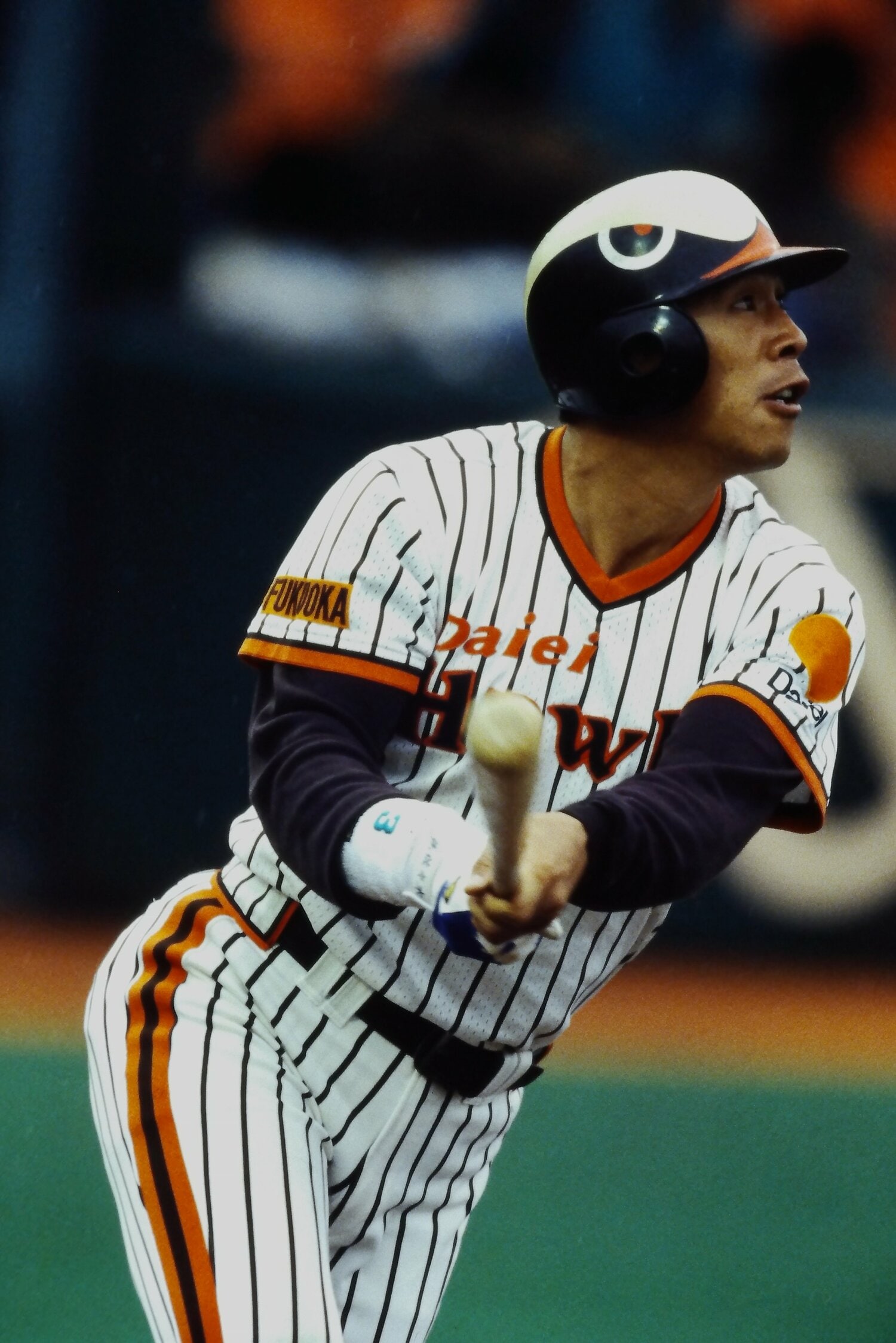 首位打者、盗塁王を獲得するキャリアハイの活躍を見せた1992年の佐々木　©Koji Asakura