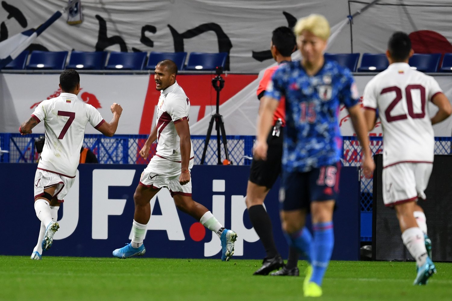 大敗を喫した2019年11月のベネズエラ戦©Getty Images