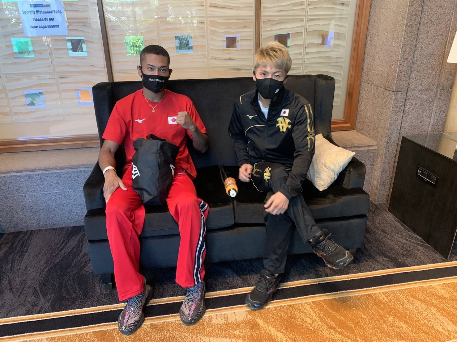 同じジムの先輩・井上尚弥の存在はアンディの成長に大きく寄与している　©︎Ohashi Boxing Gym