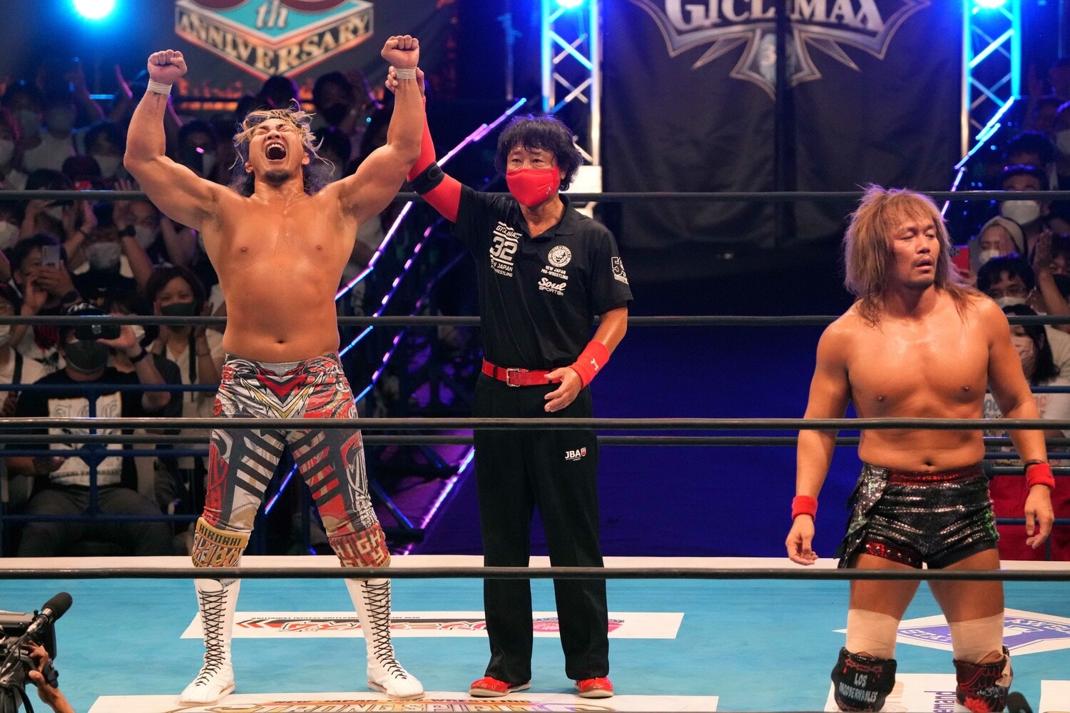 内藤哲也から『G1』初勝利をあげ、棚橋弘至は歓喜の雄叫びをあげる