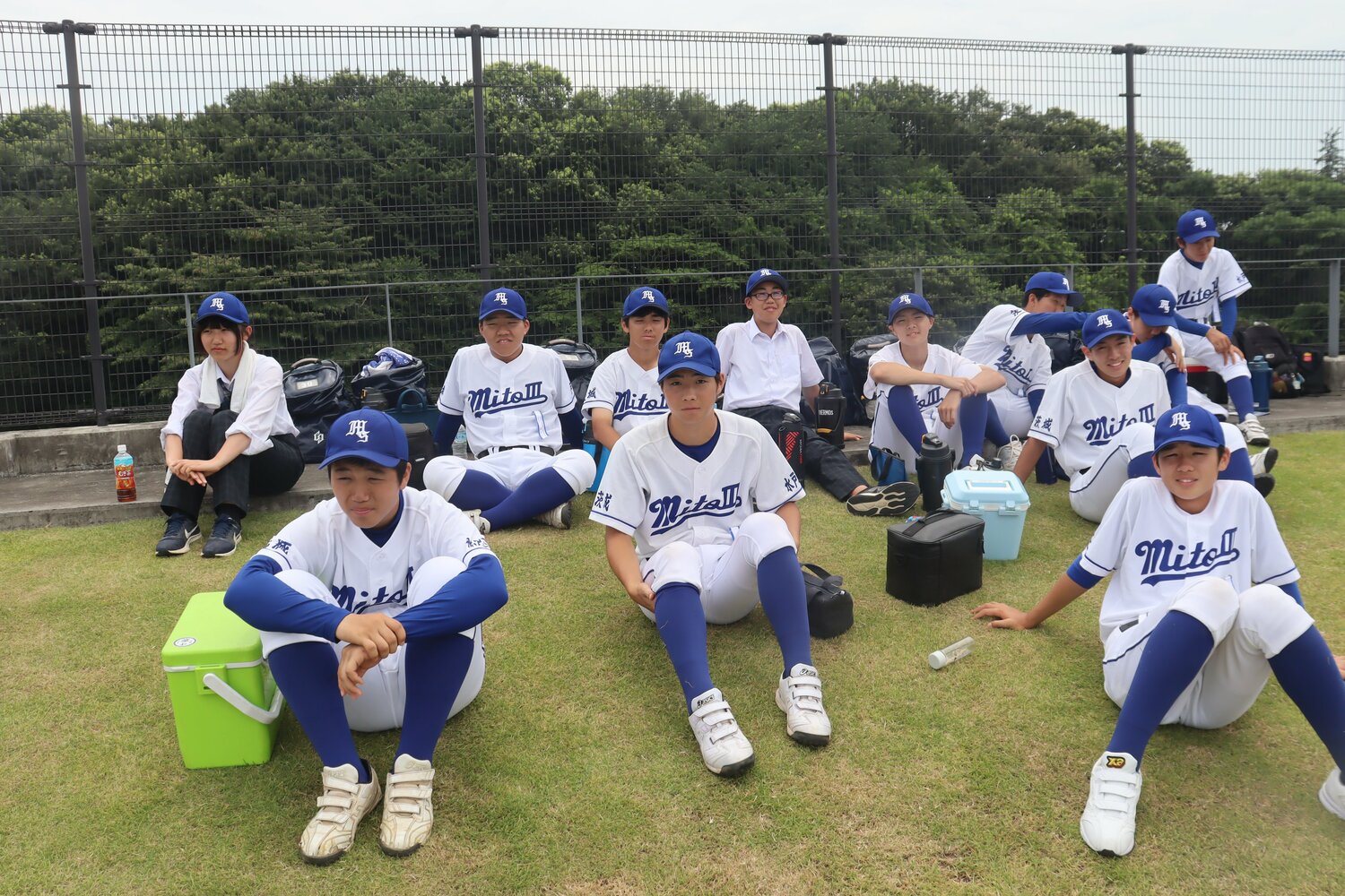 「勝利至上主義より、成長至上主義！」水戸三の選手たち ©Yuki Kashimoto