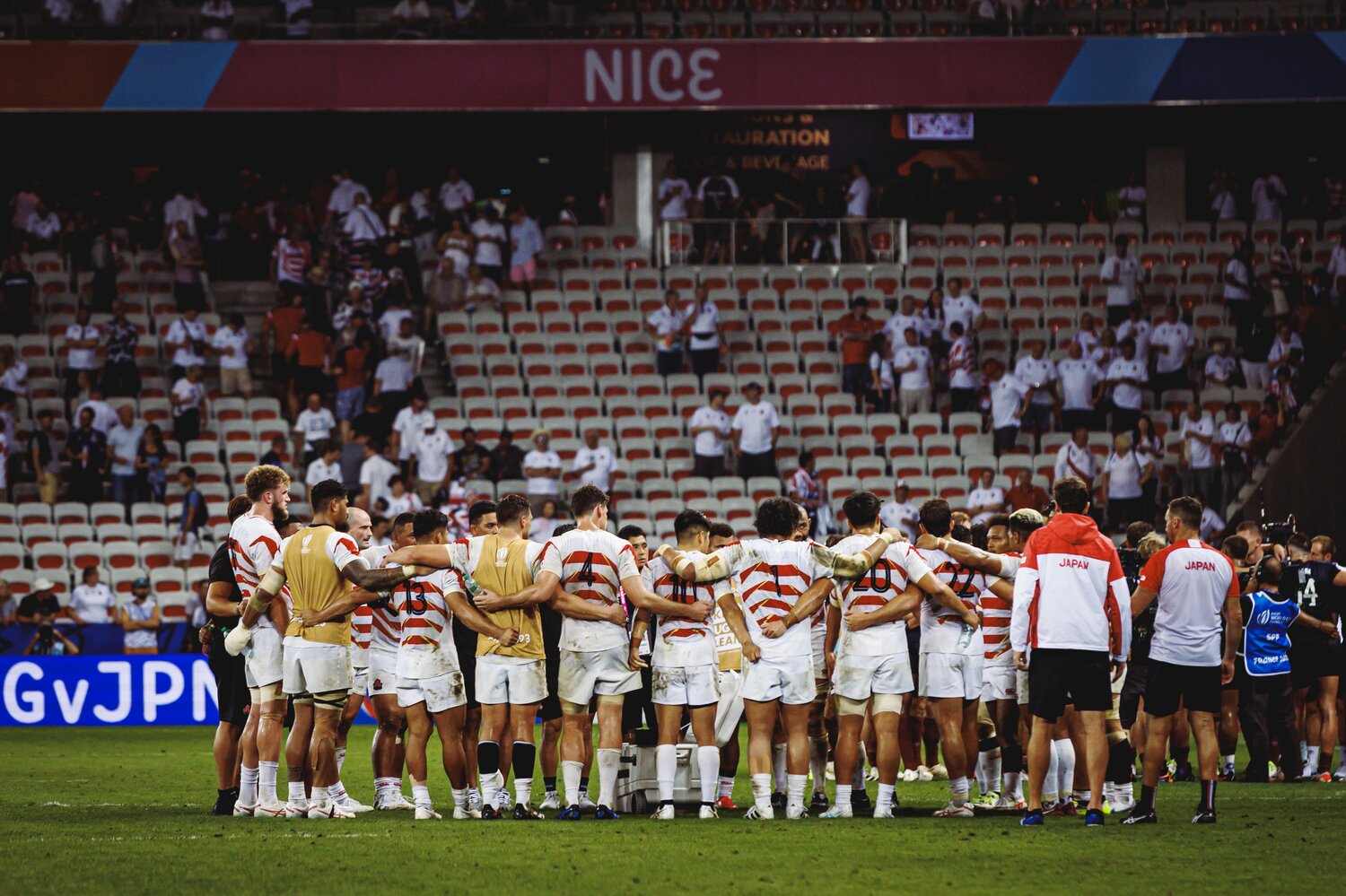 ニースでのイングランド戦。その取材後にちょっとしたトラブルがあった　©Kiichi Matsumoto