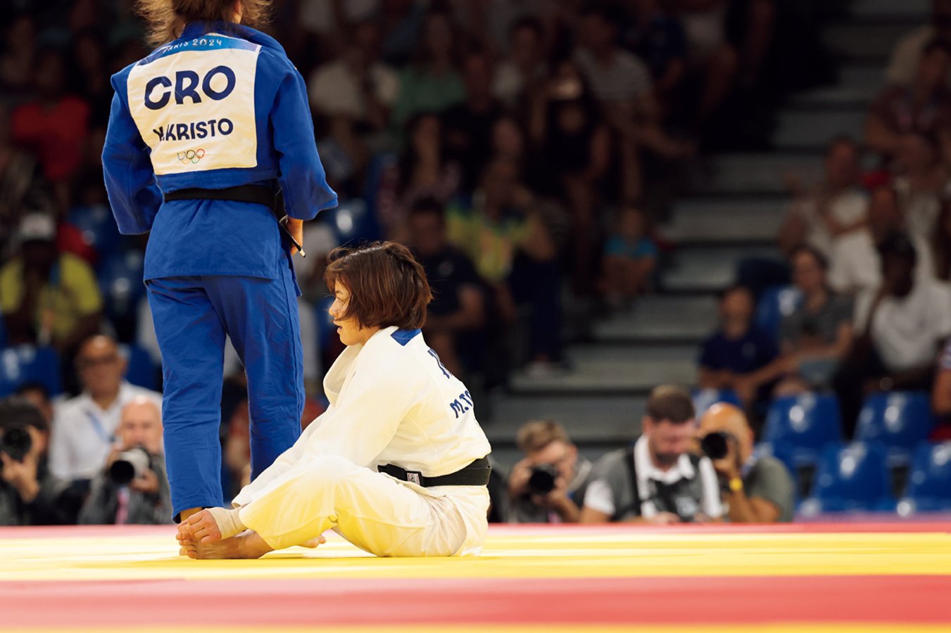 パリ五輪は2回戦で延長戦の末に敗れ、悲願のメダルには届かなかった　Tetsuya Higashikawa / JMPA