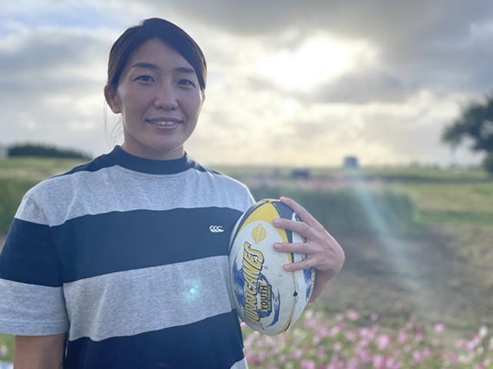 京大→新潮社→未経験からラグビー日本代表に…リオ五輪代表の中嶋亜弥が振り返る“異色キャリアの誕生秘話”<Number Web> photograph by Yu Shoji