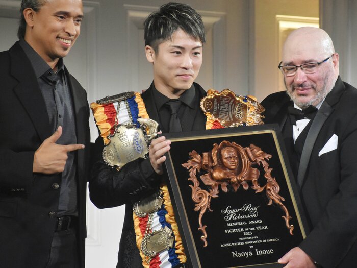 「自分なんて全然ちっぽけ」井上尚弥がNY熱烈歓迎でも“謙虚なチャンピオン”を崩さなかった理由「授賞式翌日はドジャース大谷観戦で…」＜Number Web＞ photograph by JIJI PRESS