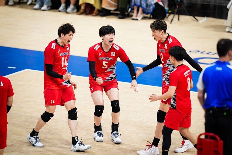 大塚達宣（VNLオランダ戦）　©︎Volleyball World