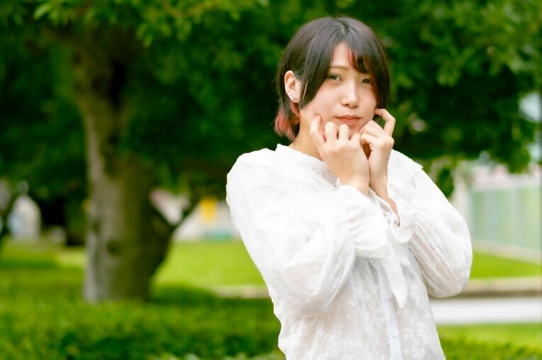 《特別グラビア》スターダム林下詩美が語る“女王ではない今”の自由さ…話題の“中野ぅたみ”も登場「かわぃぃことしかとりぇがなぃんですぅ」(26)