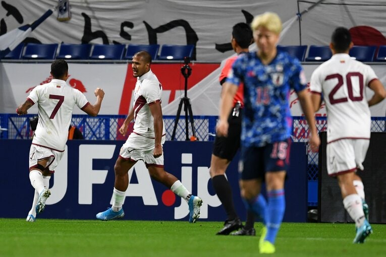 大敗を喫した2019年11月のベネズエラ戦©Getty Images