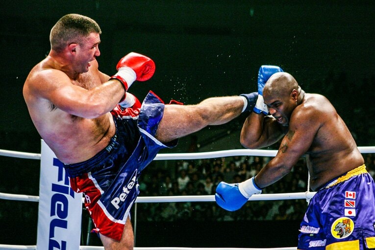 アーツのハイキック20連発。2006年7月のゲーリー・グッドリッジ戦（9枚目／全20枚）©Susumu Nagao