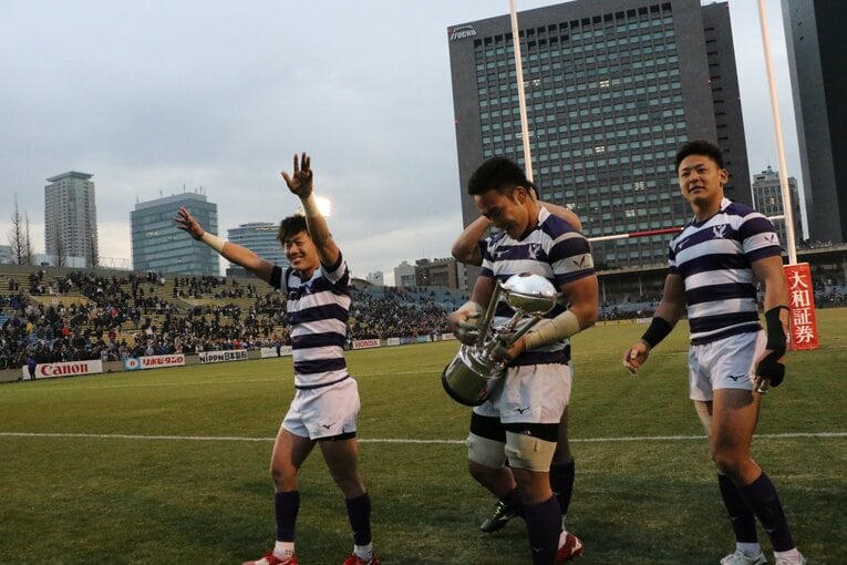 明大時代は主将も務め、2018年に大学日本一も経験　©Nobuhiko Otomo