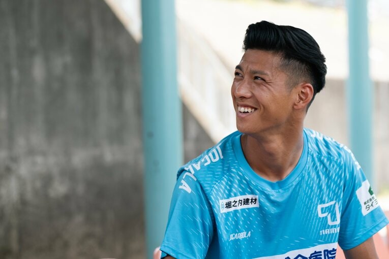 30歳になった清川。“愛媛の天才少年”はいまJFLのFC Tiamo枚方でプレーを続けている　©Shiro Miyake