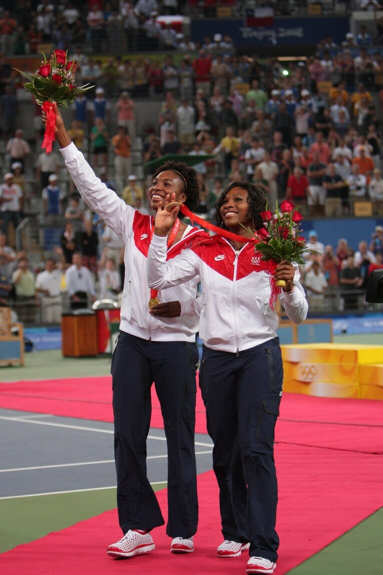北京五輪、姉ビーナスと　©Shinji Oyama/JMPA
