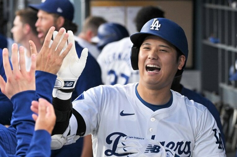 大谷翔平が所属するドジャース。このまま世界一になれるのか？ ／ photograph by JIJI PRESS