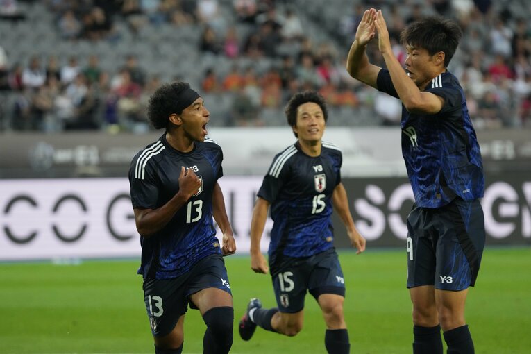 韓国戦で値千金のゴールを決めたジャーメイン　©Masashi Hara/Getty Images