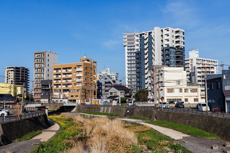 到津を流れる板櫃（いたびつ）川。奈良時代の「藤原広嗣の乱」では、戦場にもなった　©Masashi Soiri