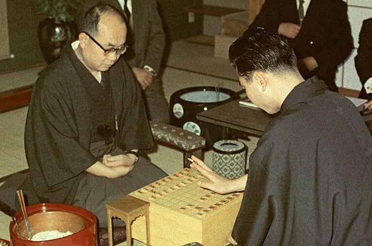 加藤一二三vs.大山康晴／1967年 ／ photograph by Kyodo News