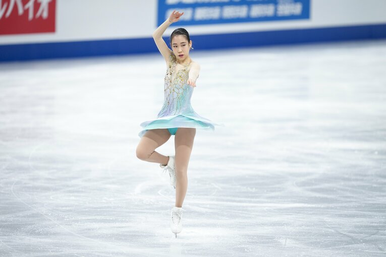 2021年全日本選手権のフリー　©Asami Enomoto