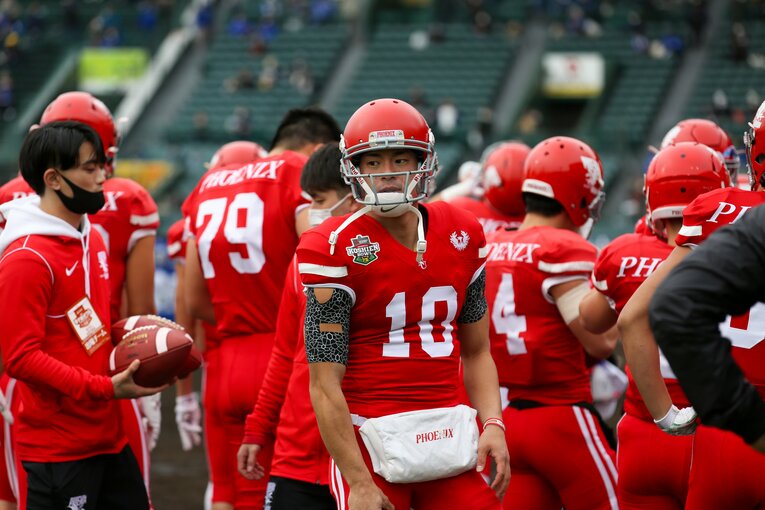 4年時には橋詰新監督のもと、甲子園ボウルの舞台に舞い戻った。一方で、その目標を達成したことで日本一への渇きは薄れてしまったという　©Naoki Kitagawa