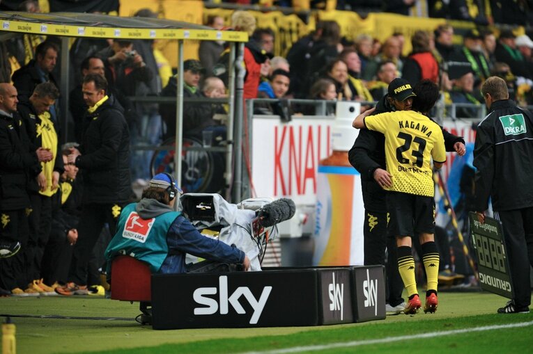 2011-12シーズンの香川　©Sports Graphic Number