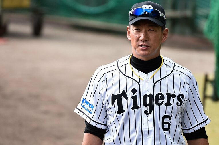 2016年から2018年シーズンまで阪神監督を務めた金本知憲。当時の経験が現在の制球難にも影響を及ぼしているという　 ©Nanae Suzuki