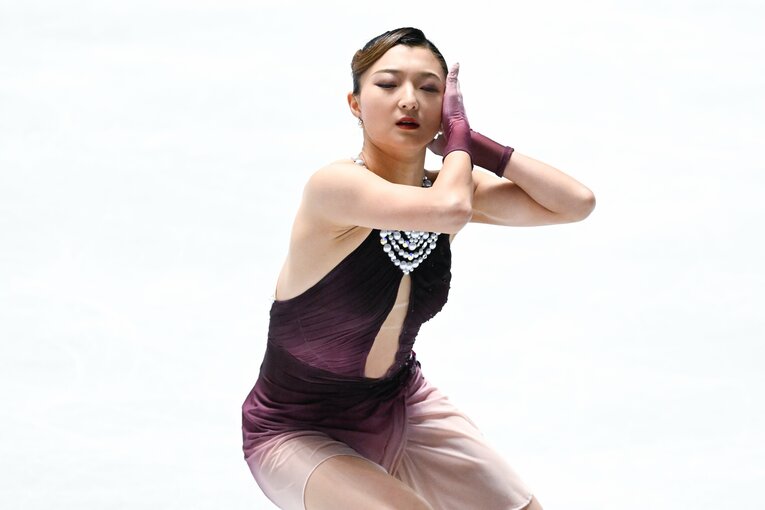自身最後の全日本選手権で圧巻の演技を見せた坂本花織【スワイプするとそのほかの写真もご覧になれます】　©Asami Enomoto