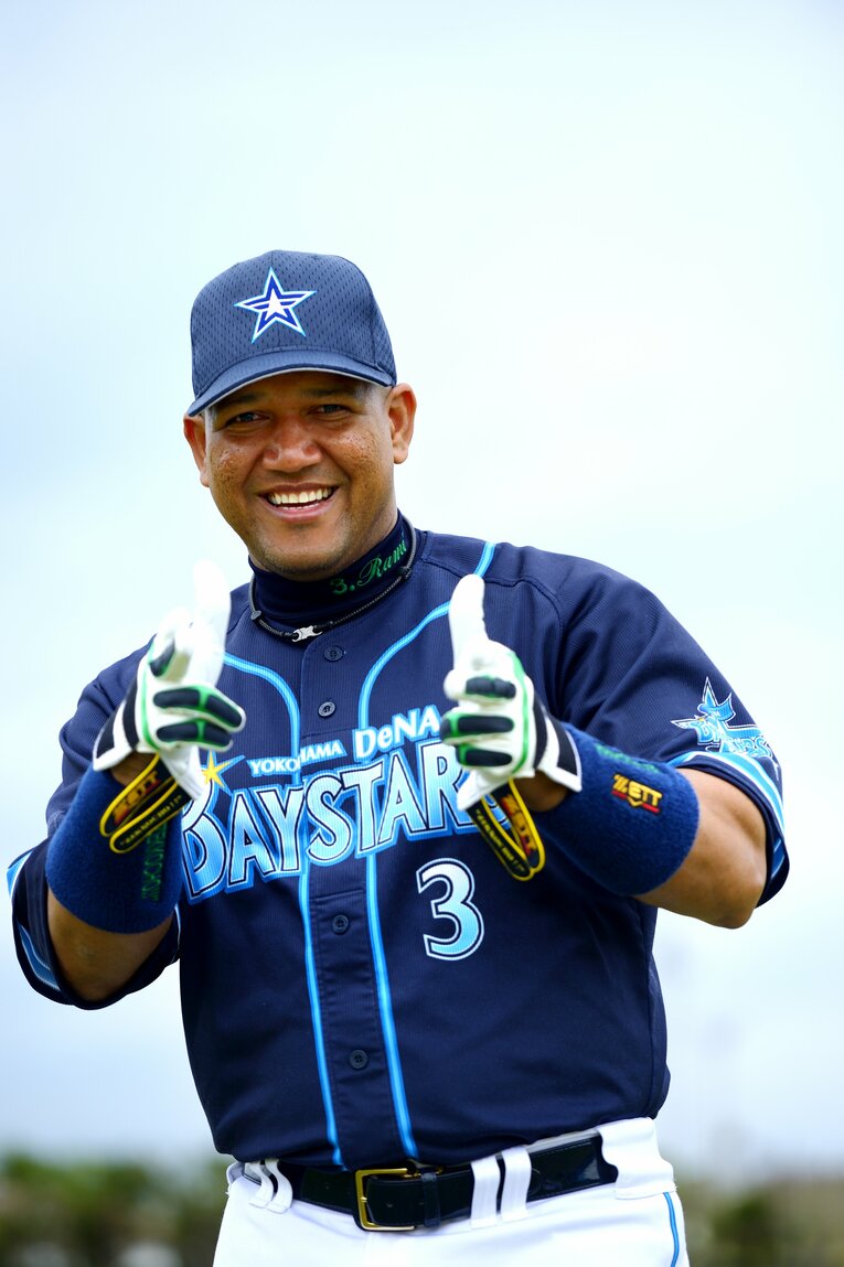 DeNAに移籍してきた2012年のラミレス　©Asami Enomoto