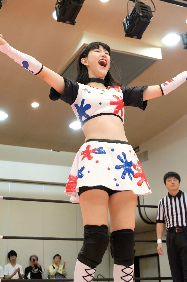 レスラー時代の黒崎セラ（YUMI）