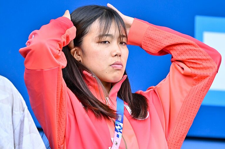 アメリカ戦、体調不良の影響で谷川萌々子はベンチ外になったものの、ブラジル人記者はなでしこジャパンの戦いぶりを絶賛した ／ photograph by Takuya Nakachi/JMPA