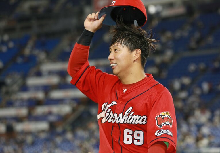 2018年のドラフト7位、今季が5年目の羽月。昨年までの一軍での通算盗塁数は8にすぎない　©JIJI PRESS