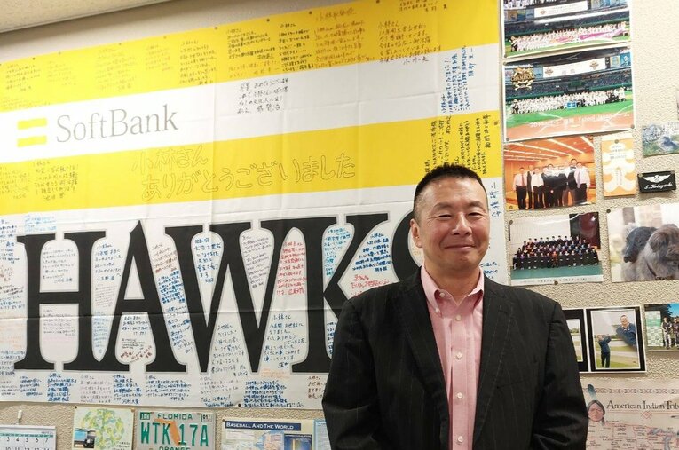 2005年から2014年までの10年間、ソフトバンクのフロントを務めた小林氏　 ©NumberWeb