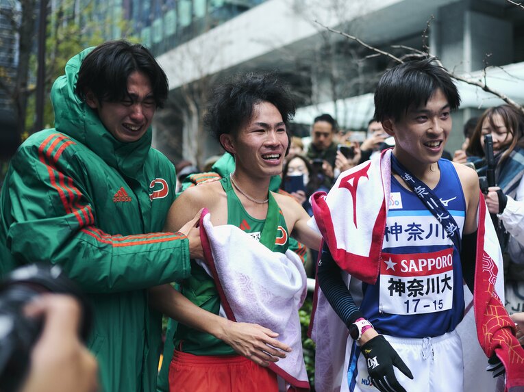 今年の箱根駅伝では10位に入りシード権を獲得した大東大　©Yuki Suenaga