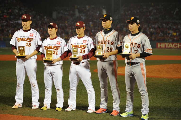 2013年日本シリーズの銀次　©Naoya Sanuki